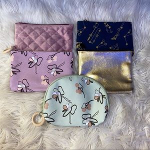 5 ipsy cosmetic bags